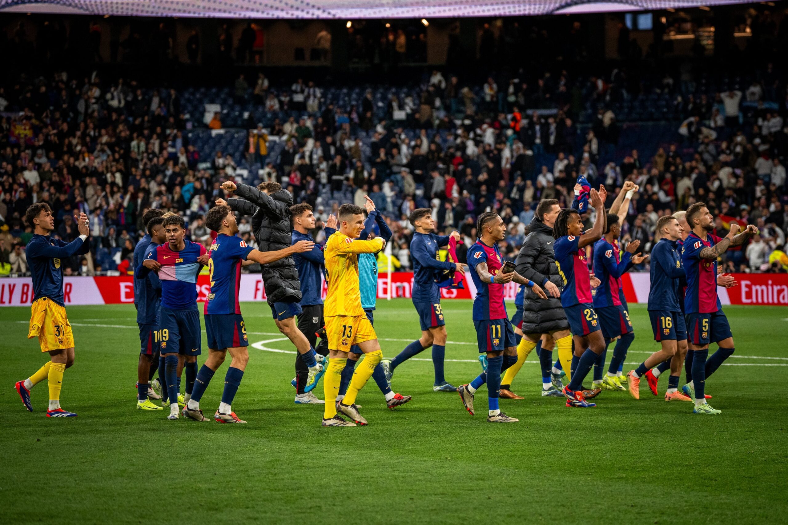 El Clásico Dominance: Barcelona Overpowers Real Madrid 4-0 at the Santiago Bernabéu