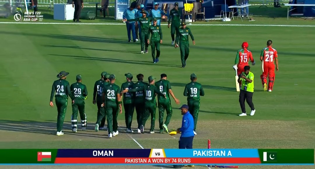 Pakistan A Clinches Dominant Victory Over Oman